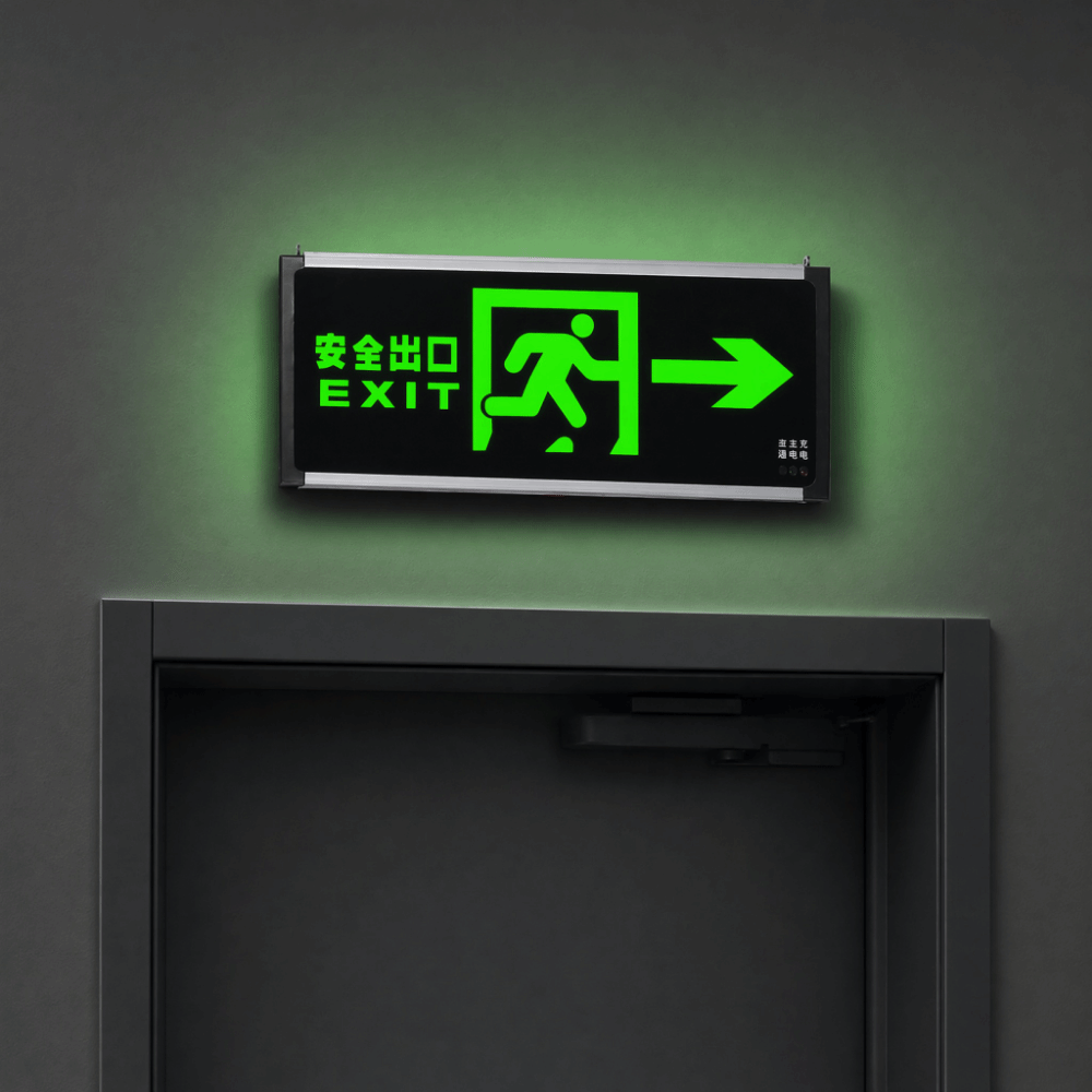 Emergency Exit Sign - LED Light Emergency Exit Light Hanging