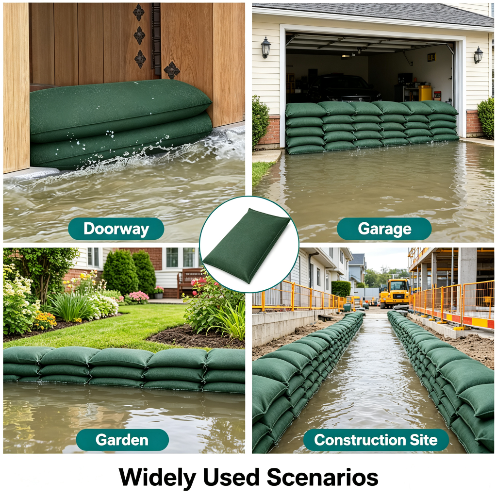 Water Activated Sandbags Flood - Flood Barrier Bag 评论和价格