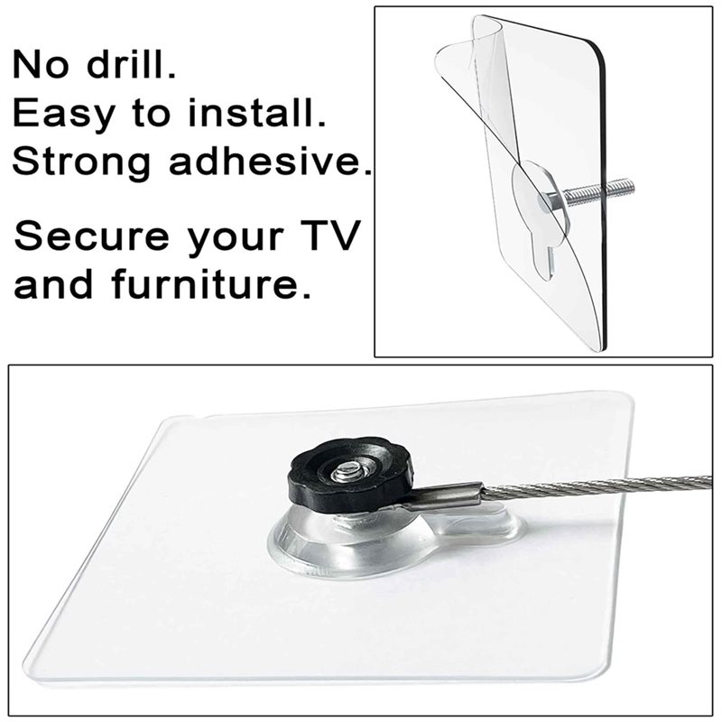 Preventing TV From Falling And - Earthquake Anchor Strap 评论和价格