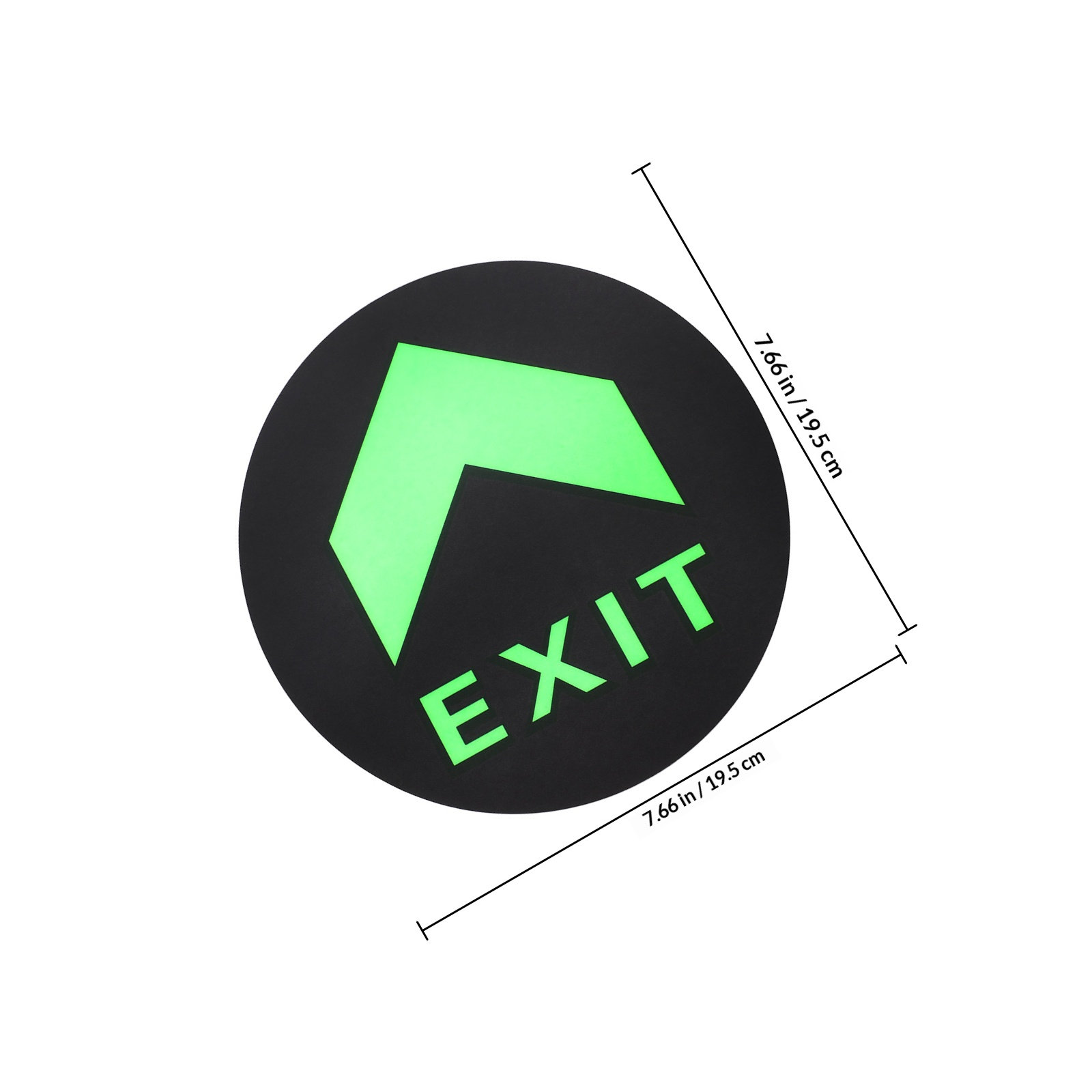 5Pcs Night Glow Exit Sign Stic - Emergency Exit Sign 评论和价格