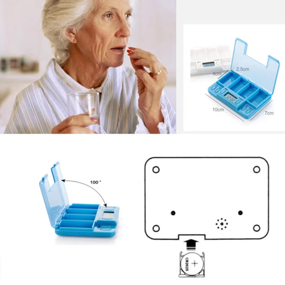 4 Grids Intelligent Reminder P - Medicine Cabinet Lock 评论和价格