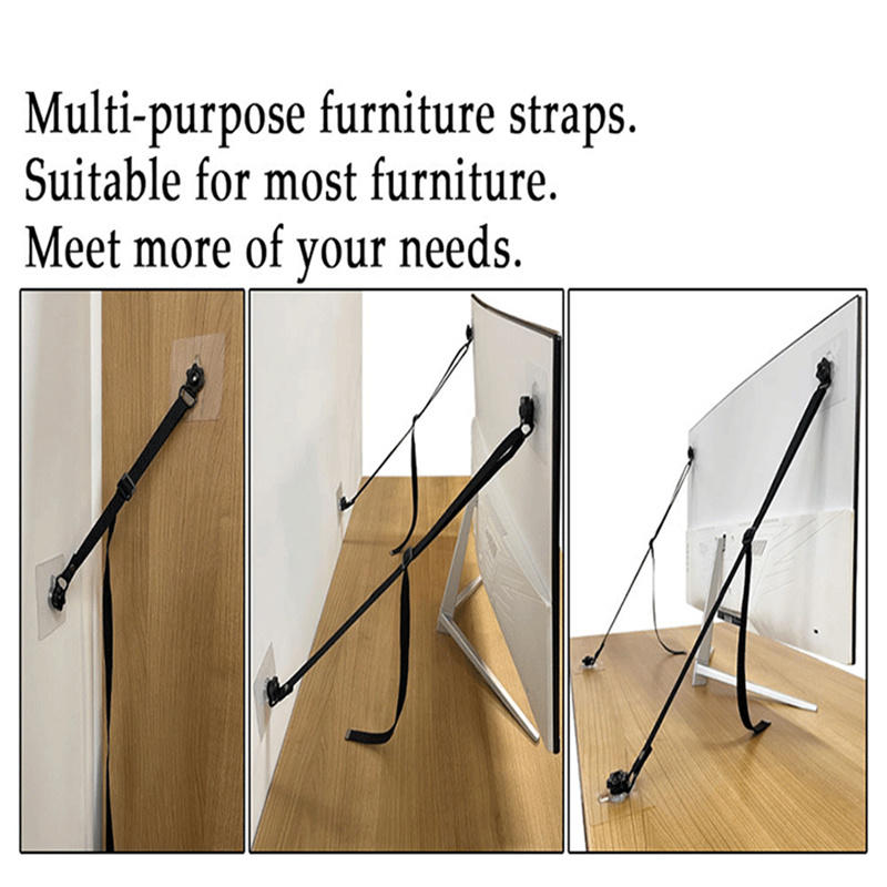 No-Drill Adhesive Furniture An - Earthquake Anchor Strap 评论和价格