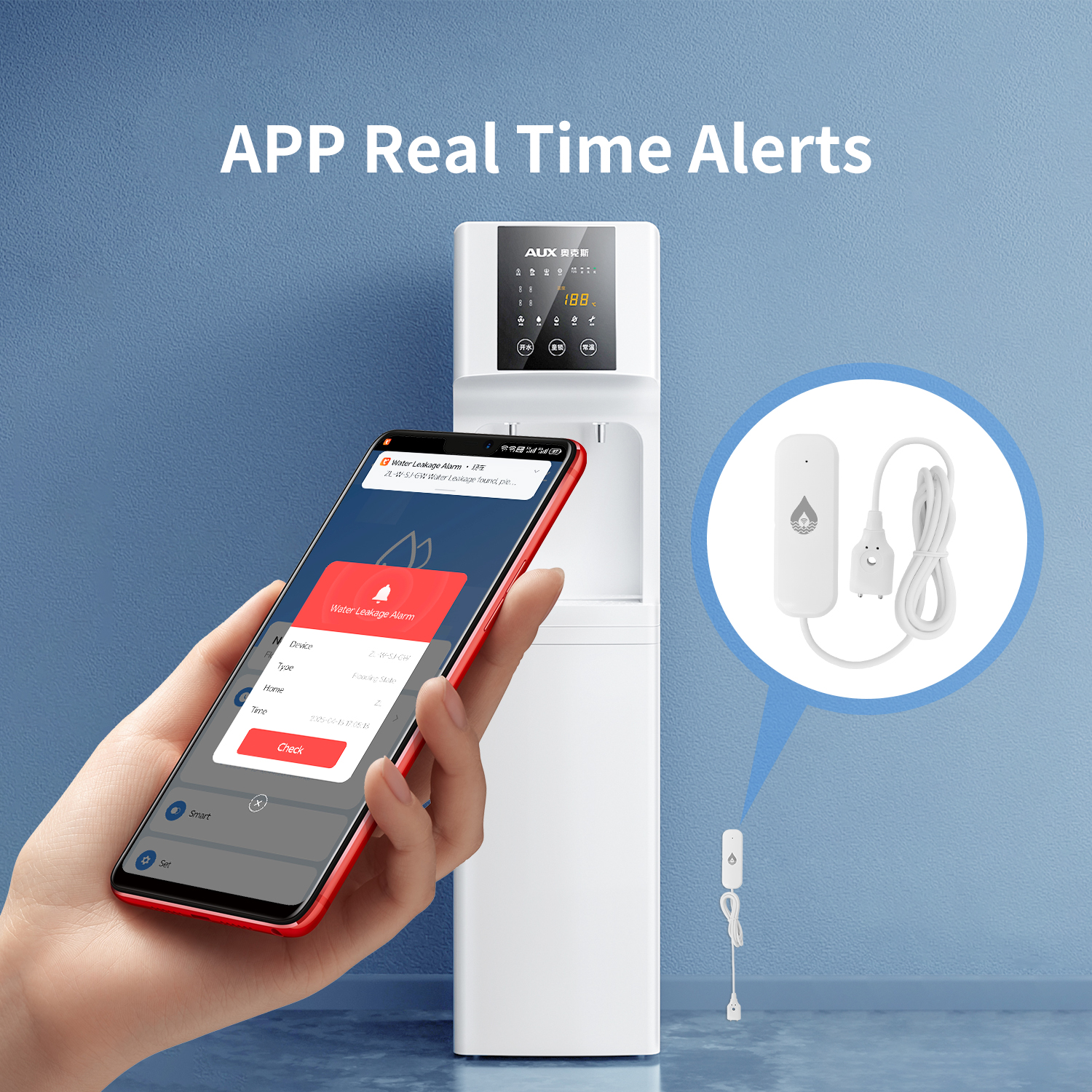 YFK WiFi/Zigbee Water Leakage  - Water Alarm Sensor 评论和价格