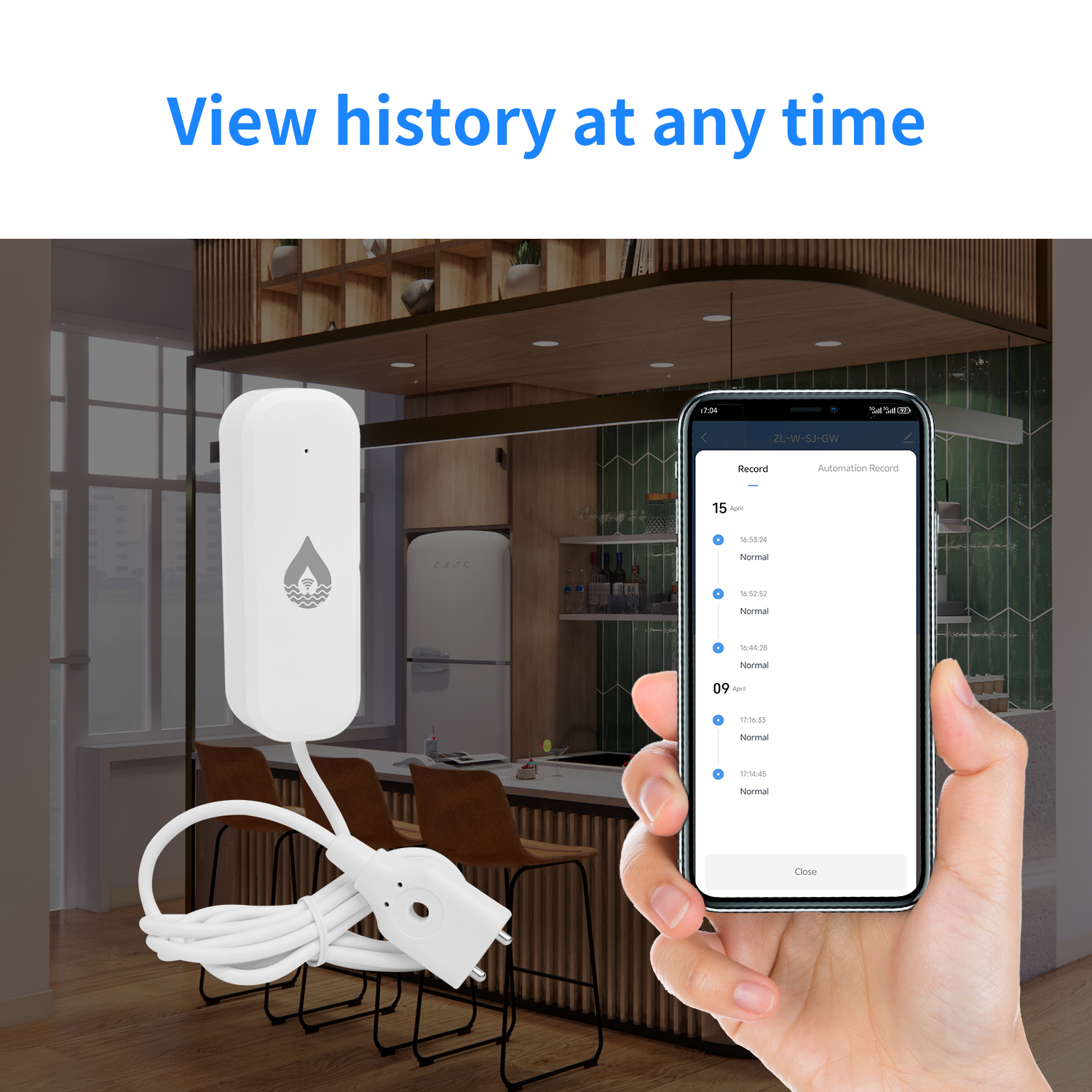 YFK WiFi/Zigbee Water Leakage  - Water Alarm Sensor 评论和价格