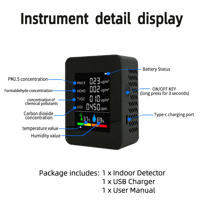 New Air Quality Detector CO2 A - Co Detector Plug 评论和价格