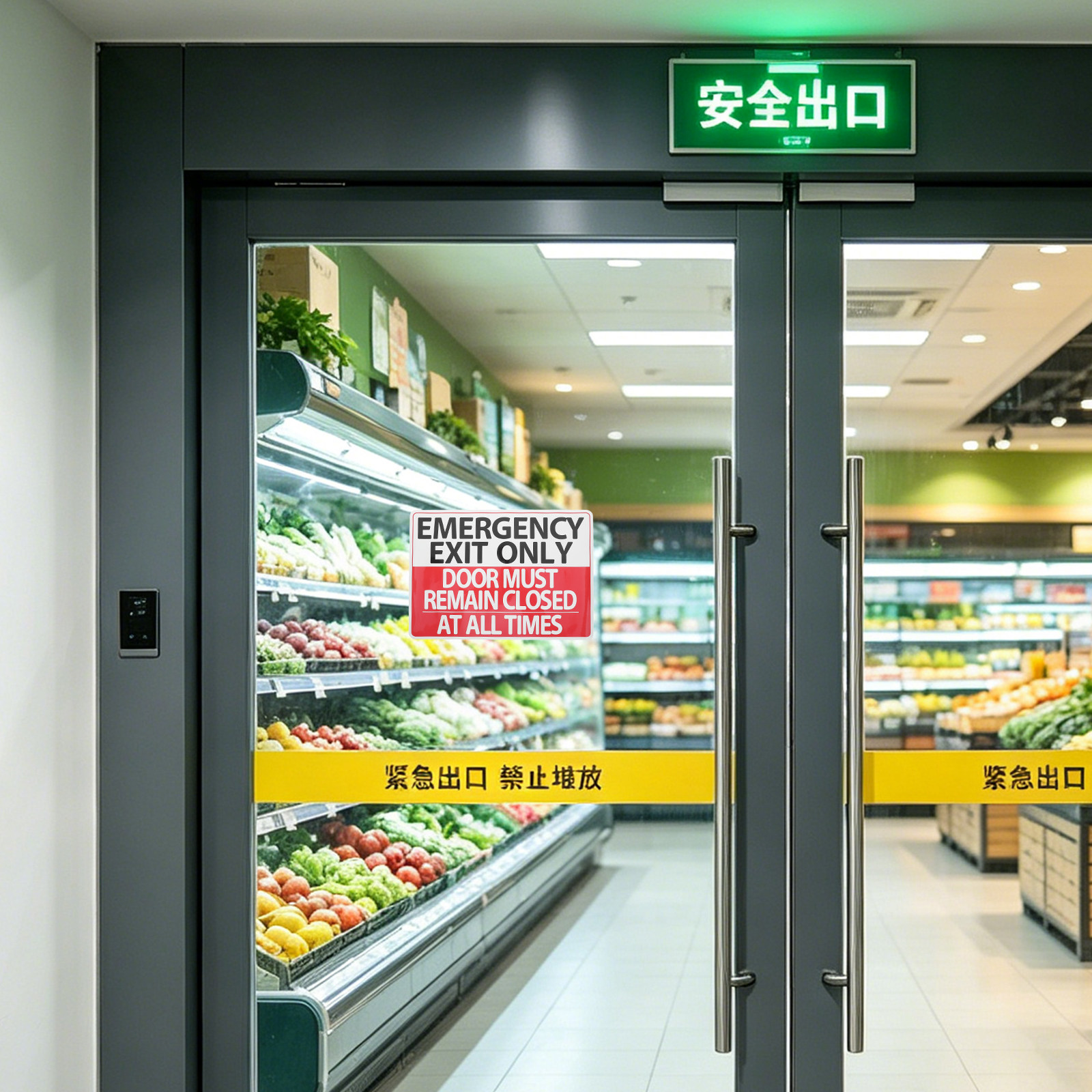 6Pack Emergency Exit Sign Stic - Emergency Exit Sign 评论和价格