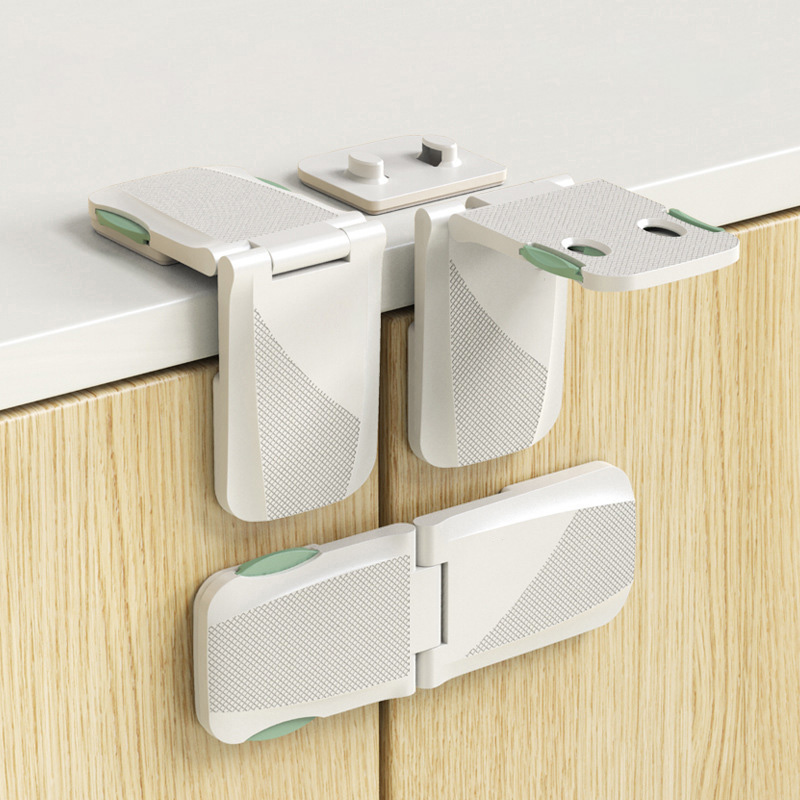 White Drawer Lock Baby Safety  - Medicine Cabinet Lock 评论和价格