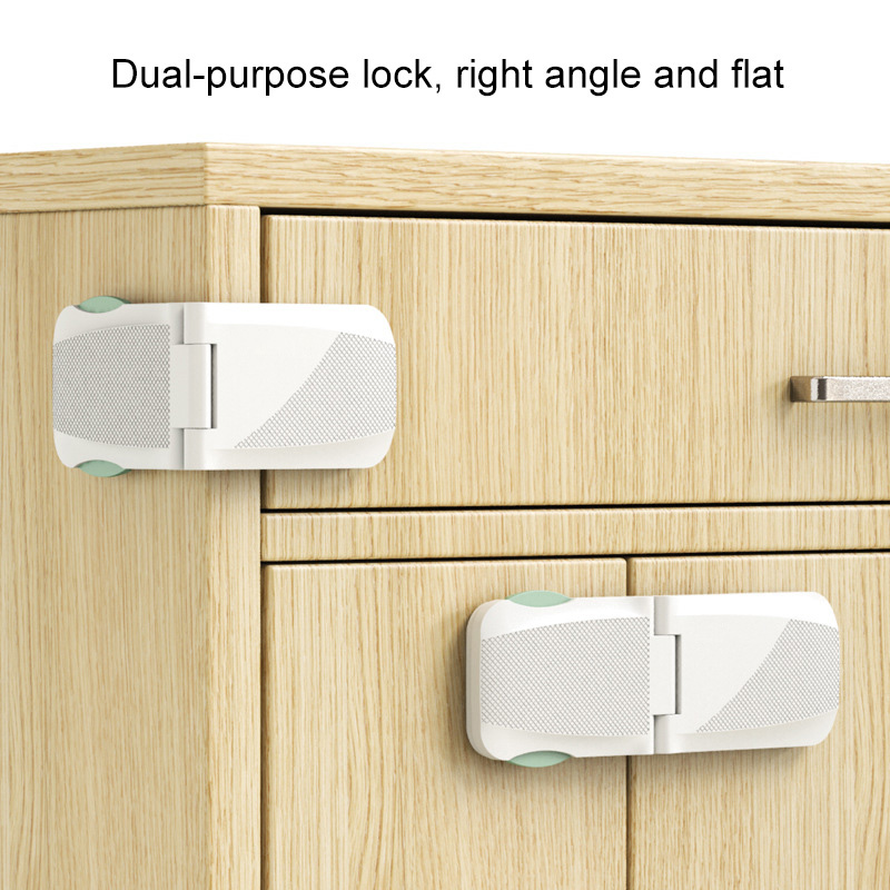 White Drawer Lock Baby Safety  - Medicine Cabinet Lock 评论和价格