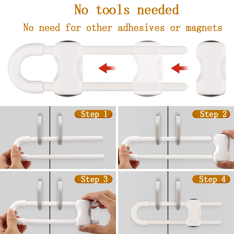 Sliding Cabinet Locks for Babi - Medicine Cabinet Lock 评论和价格
