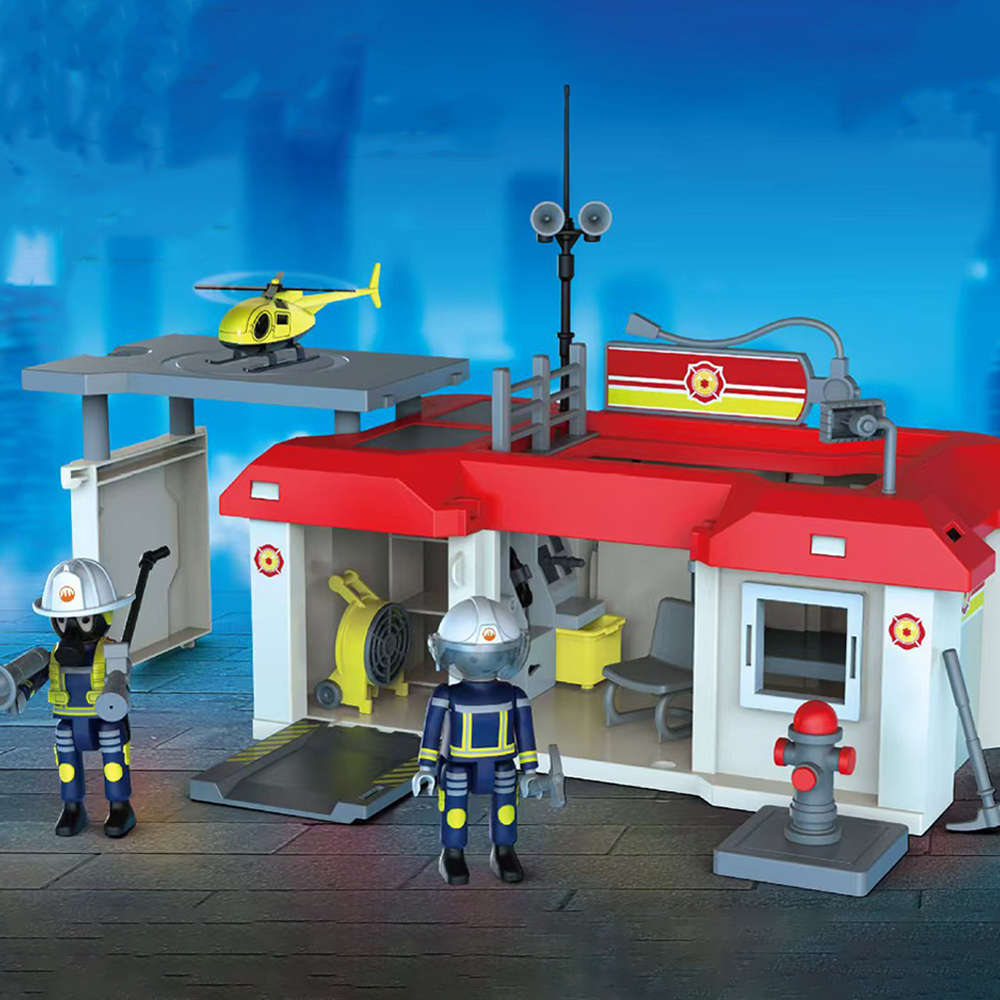 Fire Station With Aerial Ladde - Fire Escape Ladder 评论和价格