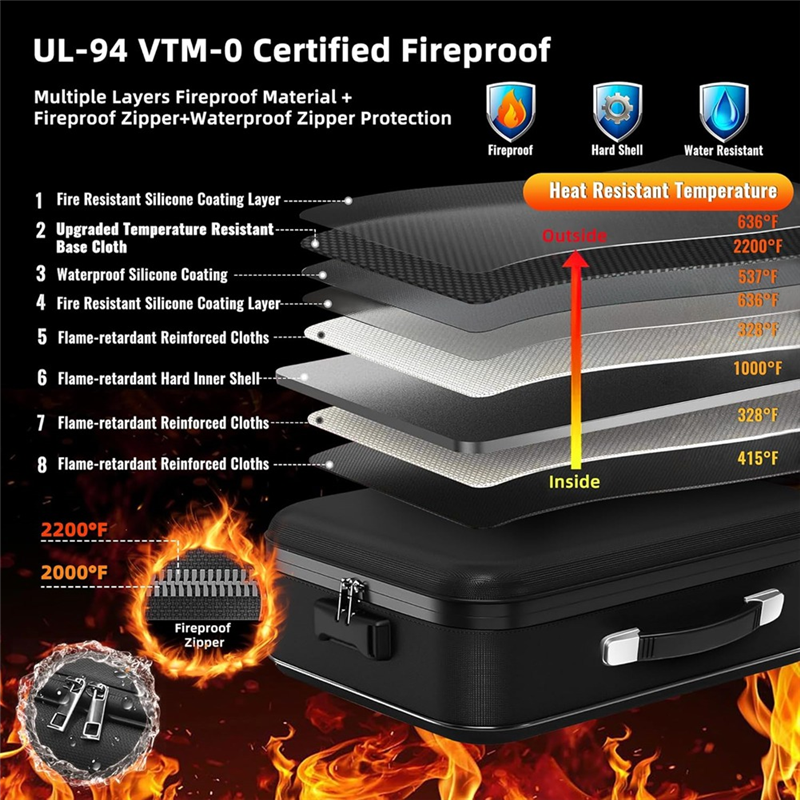 A13E-Fireproof For Desk Money  - Fire Safe Document 评论和价格