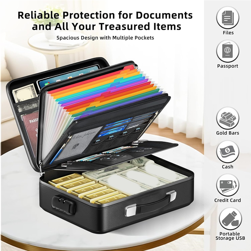 A13E-Fireproof For Desk Money  - Fire Safe Document 评论和价格