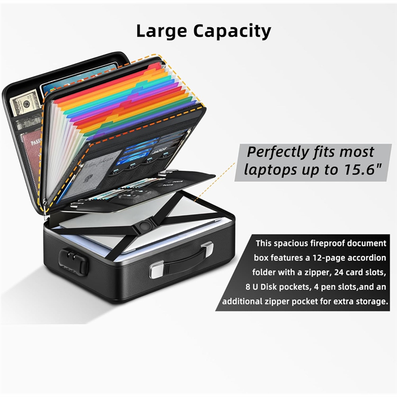 A13E-Fireproof For Desk Money  - Fire Safe Document 评论和价格