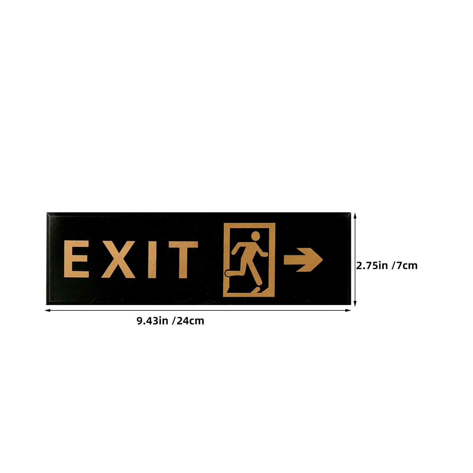 5Pcs Acrylic Emergency Exit Si - Emergency Exit Sign 评论和价格
