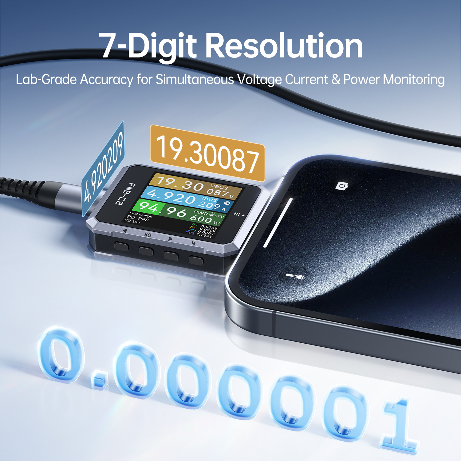 FNB-C2 USB Tester Type-C PD QC - Co Detector Plug 评论和价格