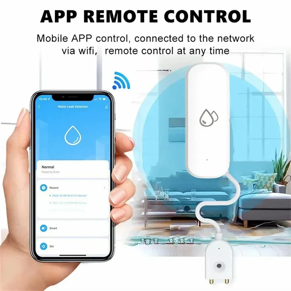 Tuya WiFi Water Sensor Leakage - Water Alarm Sensor 评论和价格