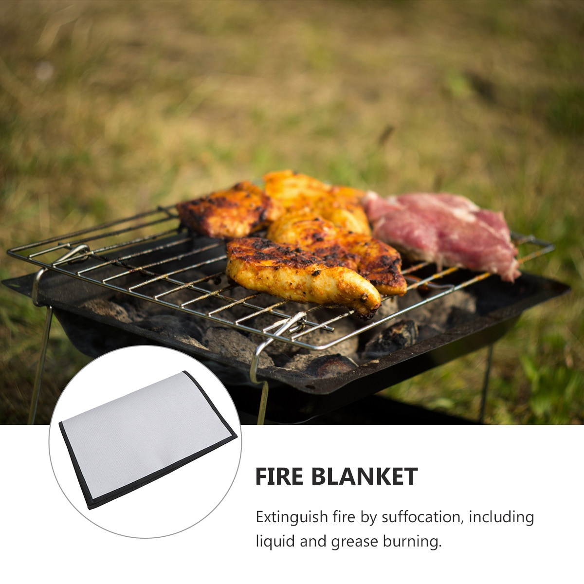 1Pcs Fireproof Blanket Portabl - Fire Blanket Kitchen 评论和价格