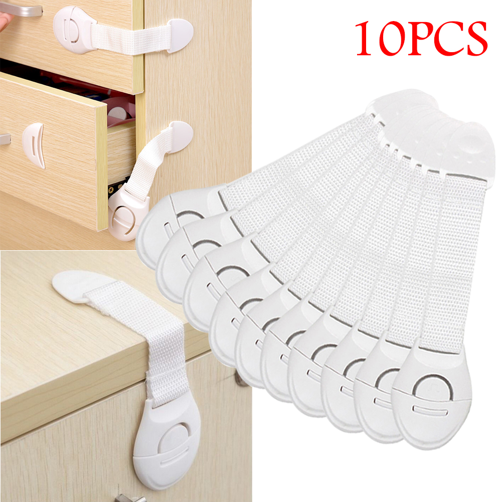 10pcs Child Safety Cabinet Loc - Medicine Cabinet Lock 评论和价格