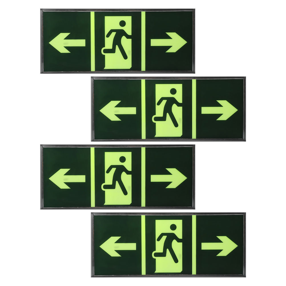 4Pcs Safety Exit Sign Stickers - Emergency Exit Sign 评论和价格