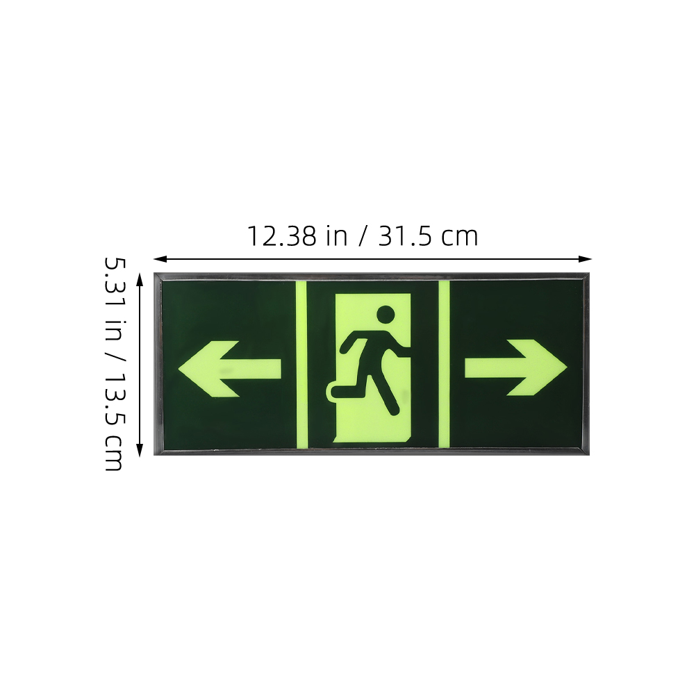 4Pcs Safety Exit Sign Stickers - Emergency Exit Sign 评论和价格