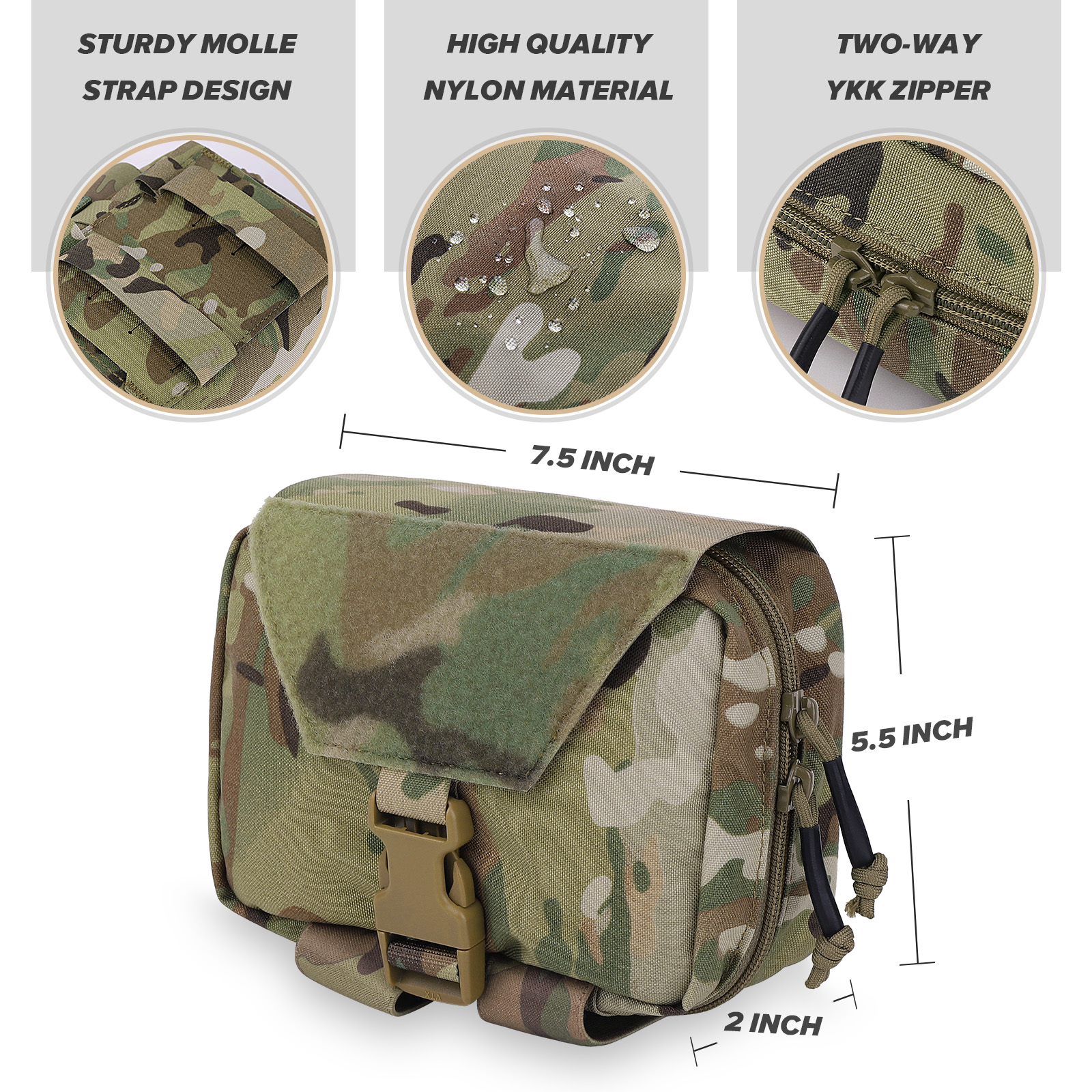KRYDEX Tactical Tear Off Rip A - First Aid Bag Kit 评论和价格