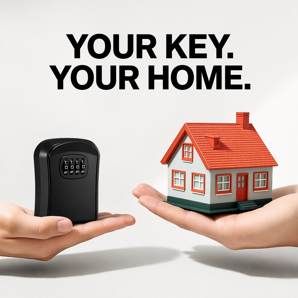 Wall Mount Waterproof Key Stor - Lockbox Key Secure 评论和价格