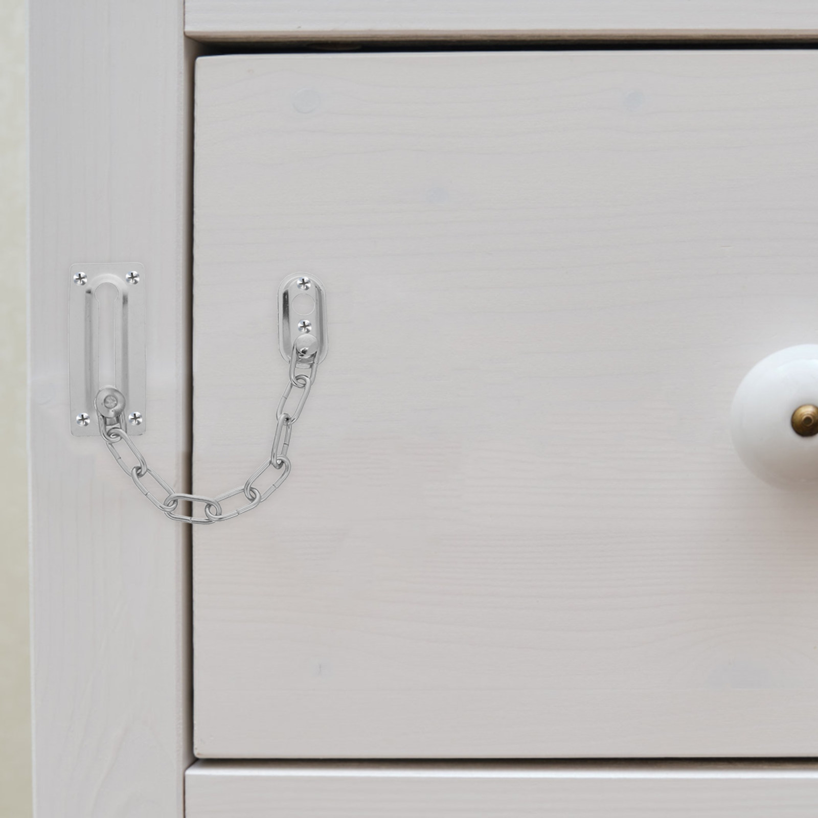 1Pcs Anti-Theft Chain Door Loc - Security Chain Door 评论和价格