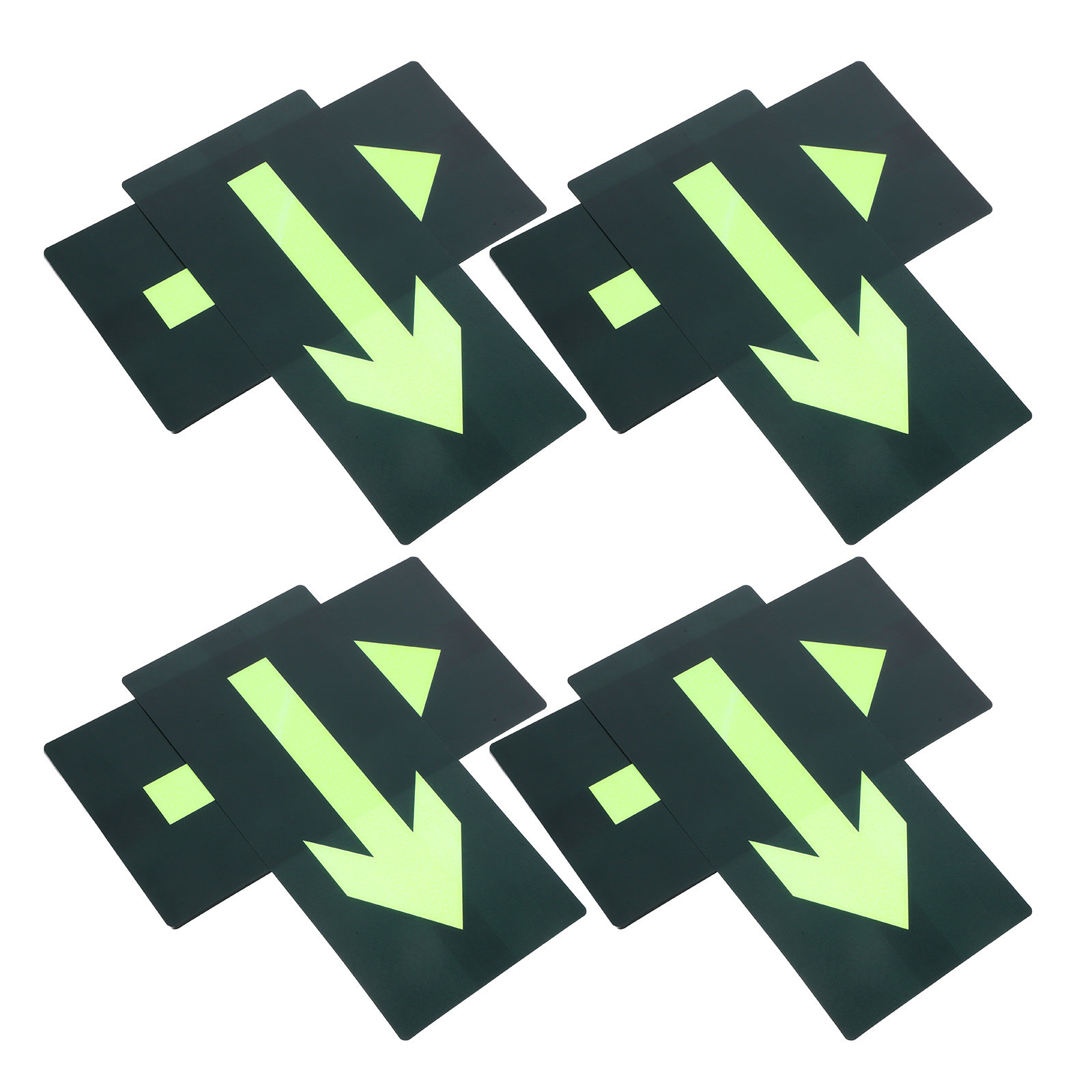 8Pcs Glow in The Dark Waterpro - Emergency Exit Sign 评论和价格